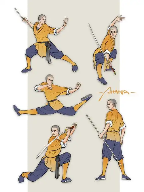 少林武僧|武术速写-10动作