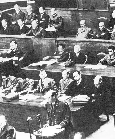 二战结束后,德国纳粹首要战犯和日本甲级战犯分别受到纽伦堡国际