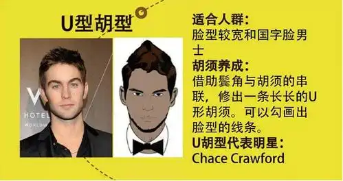 男人胡子造型:胡子的留法与脸型的搭配图片