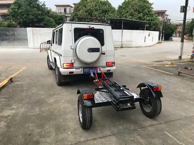 哈雷拖车摩托车拖车摩托拖板atv拖车哈雷单拖双拖三拖utv野营拖斗