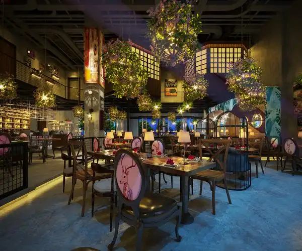 【赤度装饰餐厅案例】江门宴遇音乐餐厅设计案例