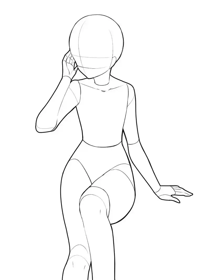 一些很基础的人体姿势参考哈～大家可以参考这些图,画出你的作品 - 抖