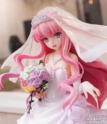 《零之使魔》露易丝婚纱手办 婚纱可脱,对a不要