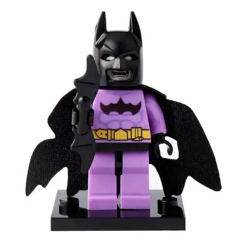 超级英雄兼容乐高蝙蝠侠人偶大电影batman布鲁斯益智拼插拼装儿童小