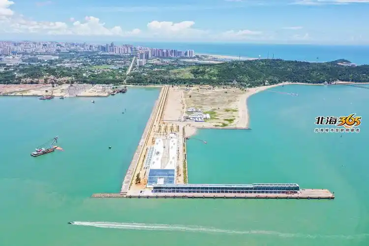 全方位,多角度,近距离航拍!万众瞩目的北海邮轮码头外立面全部完工