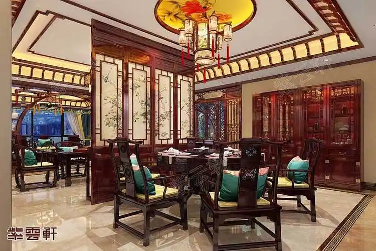 仿古中式风格设计装修效果图赏析紫云轩