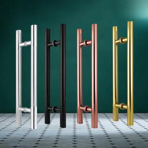 加厚不锈钢玻璃门拉手钢化玻璃门木门扶手门把手豪华大拉手厚圆管