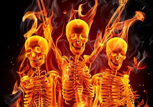 暗黑恐怖骷髅头个性图片_霸气的死亡之神