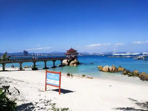 三亚最细的白沙滩