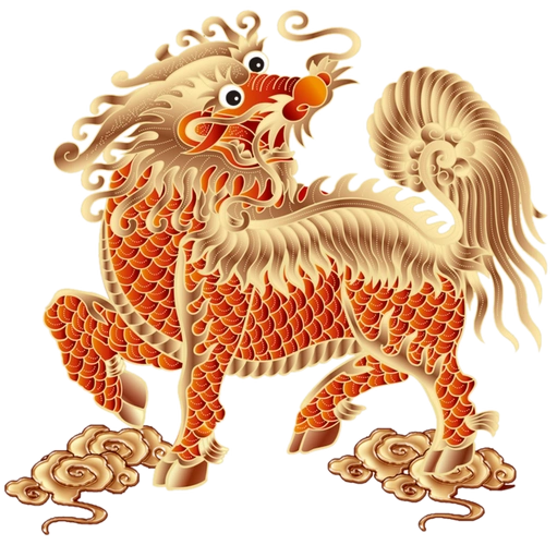 金麒麟手绘图案副本