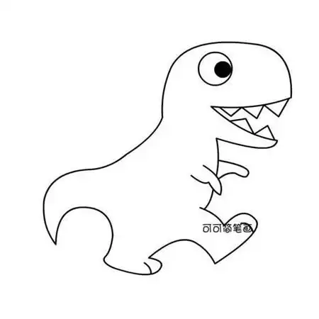 最简单的恐龙怎么画