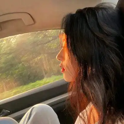 ins森系恩典女头最好的再见就是明天见