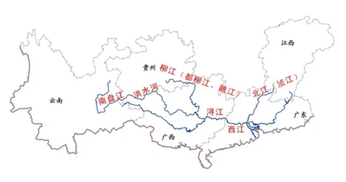 珠江流经广东,广西,江西,云南,贵州等省份,可以说是南方人的母亲河.