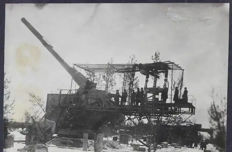 二战期间的苏联重型岸防炮,可能是史上最为简陋的发射阵地