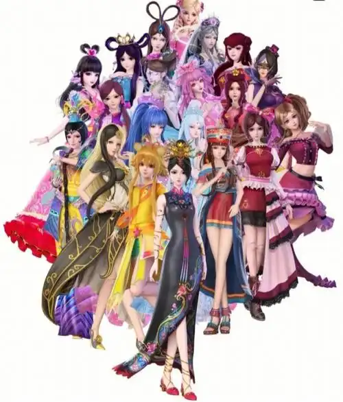 叶罗丽集体壁纸