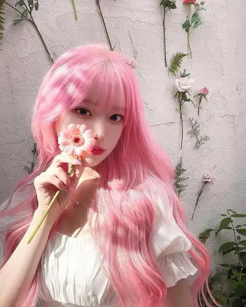 2022夏季最新款谁染谁显白的发色樱花粉樱