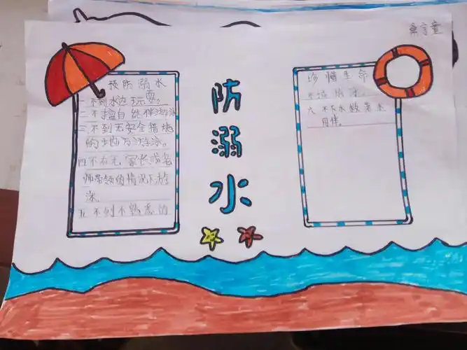 "珍爱生命,严防溺水"教育活动——殷都区磊口乡北磊口小学一年级
