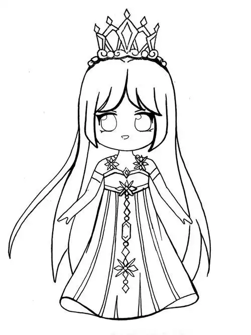 叶罗丽q板冰公主简笔画