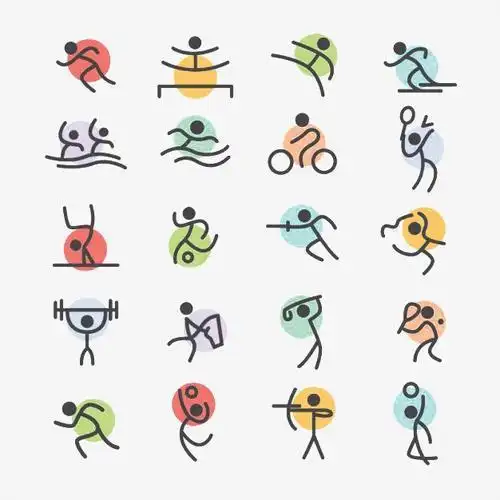 幼儿园简笔画运动小人 简笔画图片大全-普车都