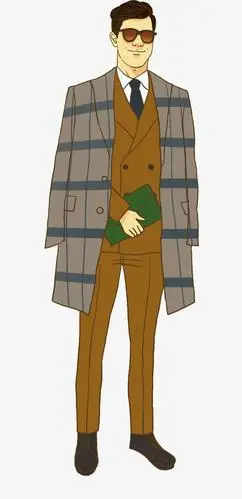 卡通微笑男人免抠图免抠素材免费下载_觅元素51yuansu.com