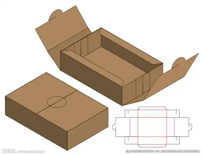 左右翻盖中式卡扣纸盒包装设计图__包装设计_广告设计_设计图库_昵图