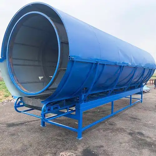 滚筒筛除土筛牧草稻草秸秆滚筒筛子滚筛圆滚筛除土筛土除尘设备