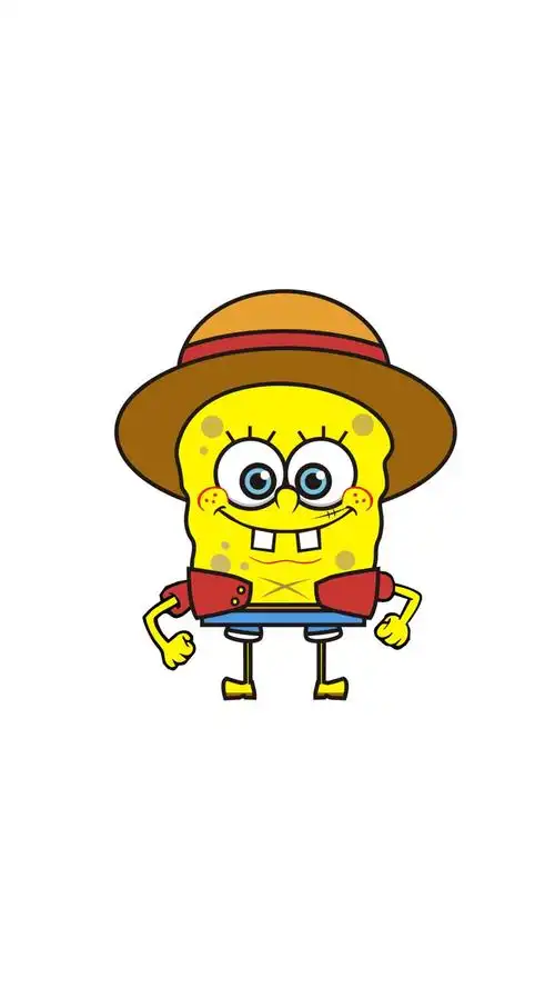 海绵宝宝创意高清手机壁纸-卡通-手机壁纸下载-美桌网