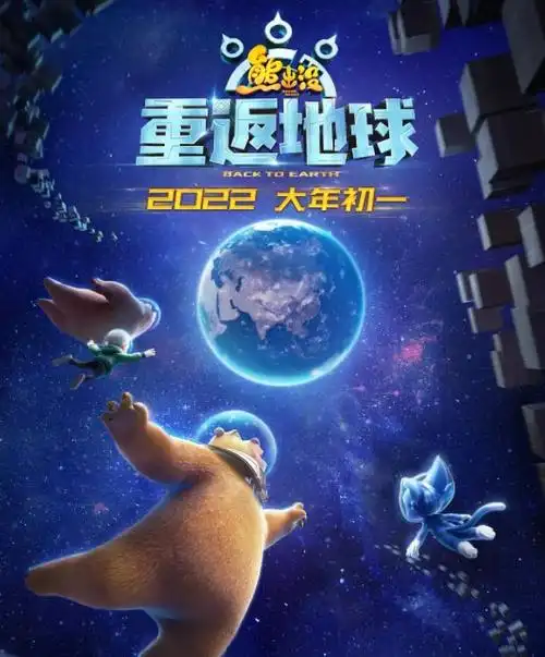 《熊出没·重返地球》海报.