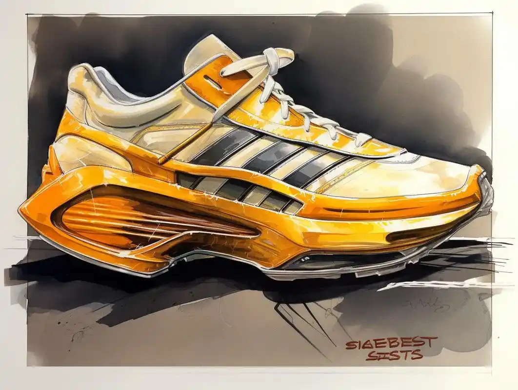 ai工业设计手绘|阿迪达斯运动鞋.#midjourney # - 抖音