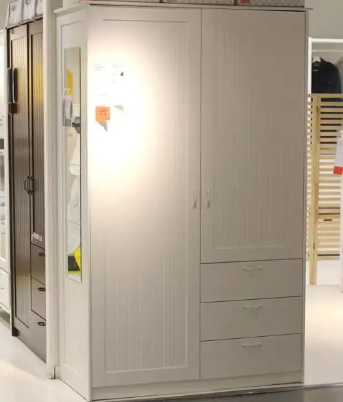 衣柜抽屉ikea大连宜家穆斯双门独立衣柜