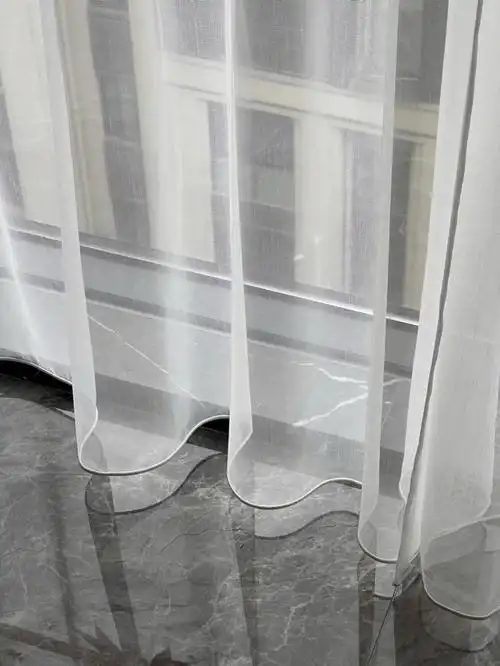 窗帘纱帘底边包边方式 铅线包边