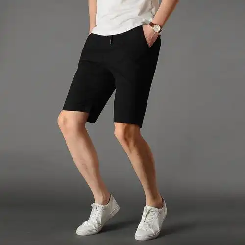 超爽速干锦纶中裤六分裤男宽松中裤短裤冰丝