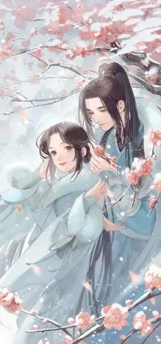 温馨的古风情侣插画,人生几何求,一生一世一双人-搜狐大视野-搜狐新闻