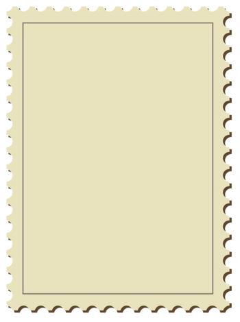 复古邮票背景边框