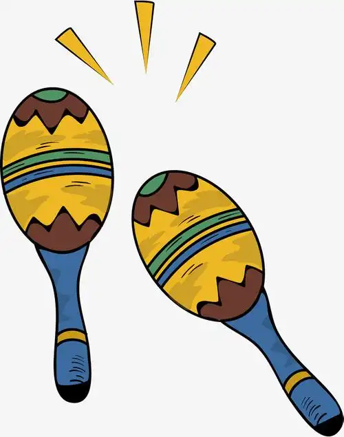 复古手绘民族风沙锤