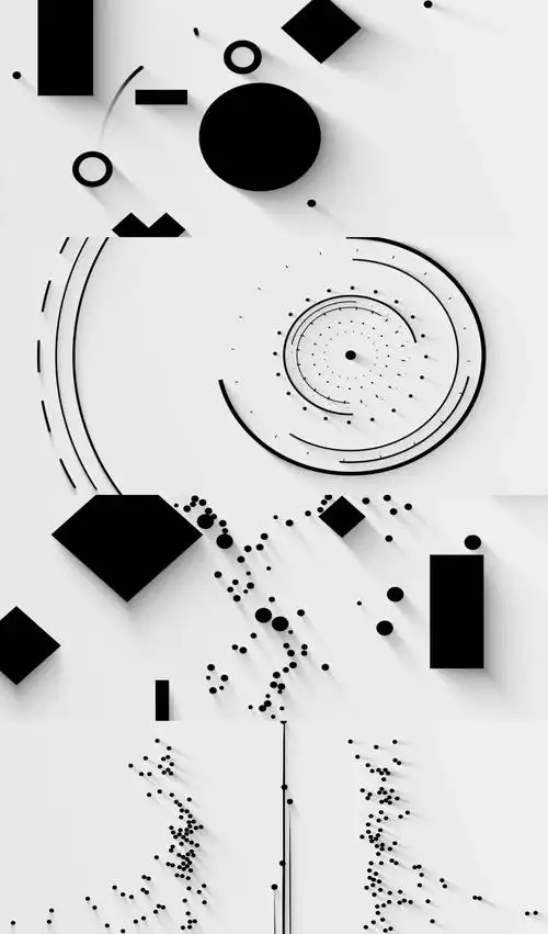 点线面平面设计元素动画展现组合