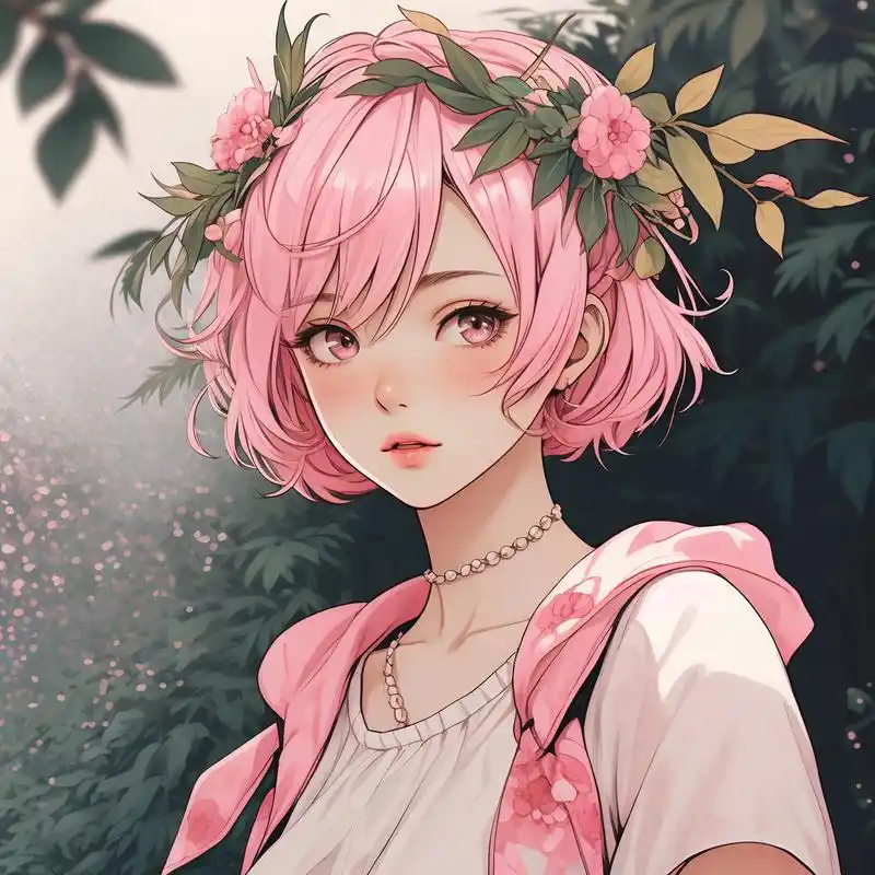 94粉漫少女心头像大放送! 哇～超级梦幻的粉色系漫画风格头像来啦!