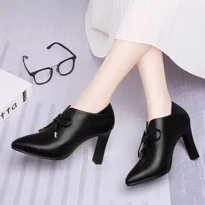 女士皮鞋红蜻蜓秋季图片