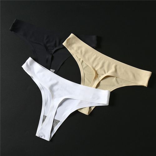 速干提臀丁字裤性感紧身低腰运动内裤瑜伽健身超薄冰丝无痕t裤女