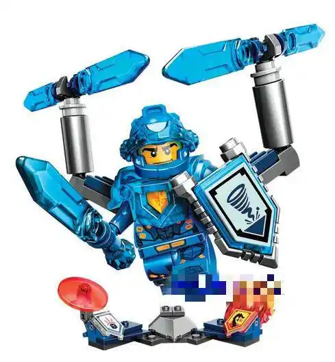 未来骑士团 兼容乐高幻未来骑士团克雷梅西阿隆机甲人仔人偶儿童拼装