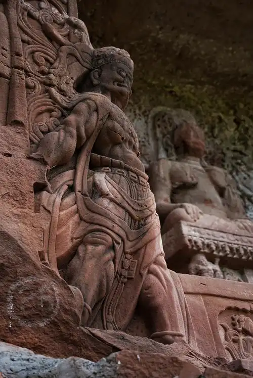 4月四川邛崃大邑的石窟寺