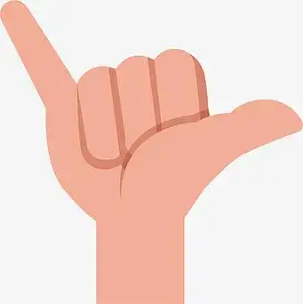 卡通手指png表扬大拇指标志图标png手部动作数字五卡通矢量素材aipng