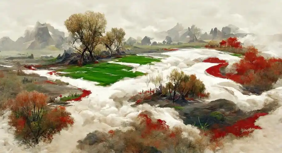 钱塘湖春行诗画中国最美诗词图像解读