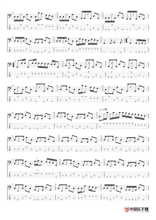 真的爱你 贝斯谱 beyond黄家驹-真的爱你低音吉他(bass)-乐手网