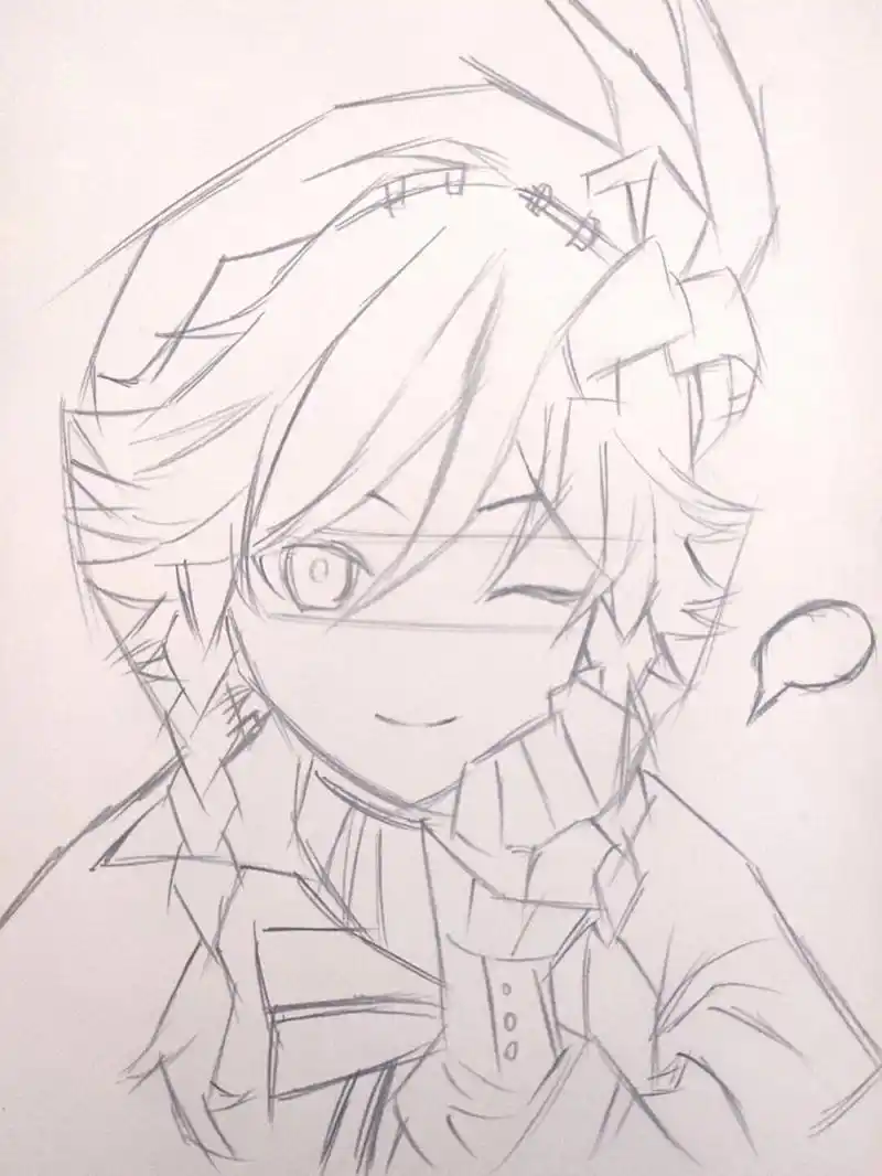 画一个温迪 愿风神忽悠你