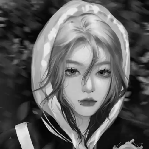 高冷范黑白女生头像 孤傲高清的黑白冷淡风女生头像图片_女生头像