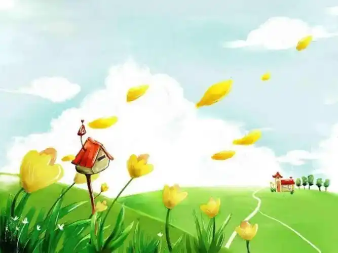 清新动漫背景素材课件.ppt