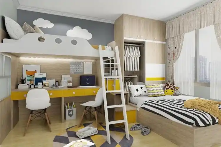 小户型儿童房遇上榻榻米这样设计越住越大