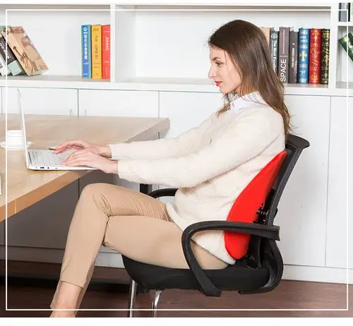 柔先生塑形腰垫汽车靠垫护腰双背垫人体工学办公室电脑椅腰垫腰枕