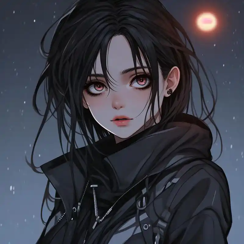 动漫女生头像来啦99黑暗系超冷酷94 动漫女生头像来啦,黑暗系风格